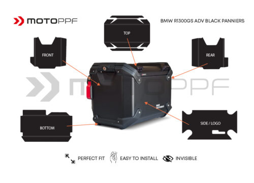 SIG 1647 BMW ALU Black Panniers Black PPF 01