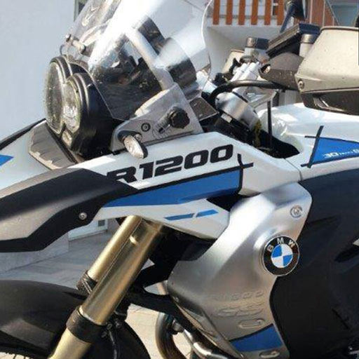 BMW R1200GS ALPINE WHITE VECTOR