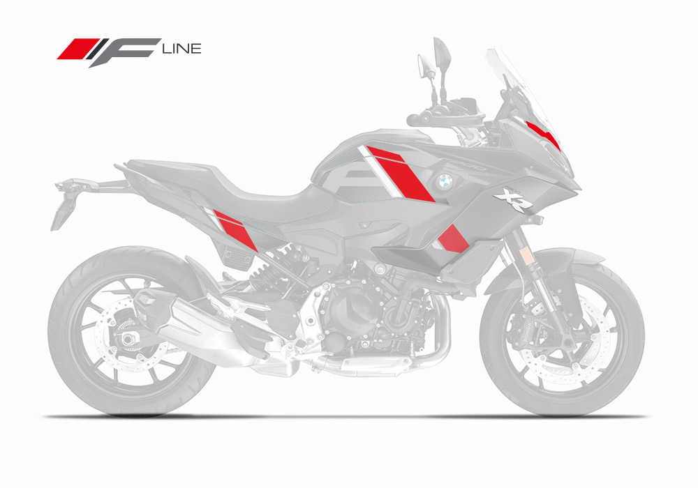 SIG 1618 BMW F900XR F LINE BSM CG White Red Opacity