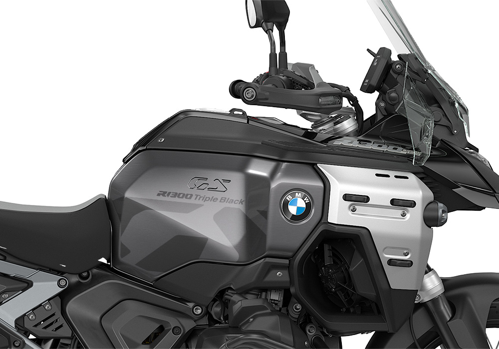 SIG 1629 BMW R1300GS Adventure Triple Black GS Tank 1300 Triple Black Dark Silver Styling Kit 09