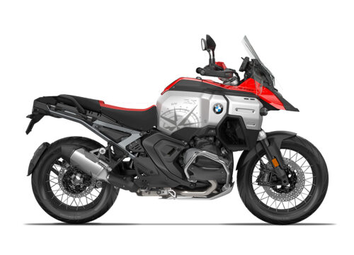 SIG 1645 BMW R1300GS Adventure Racing Red Compass Tank Styling Kit 01