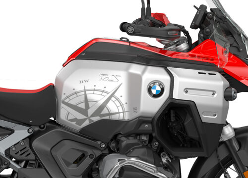 SIG 1645 BMW R1300GS Adventure Racing Red Compass Tank Styling Kit 02